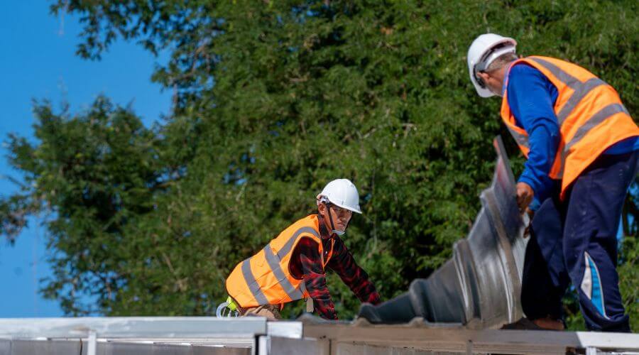 Professional metal roof installation in Knott, TX
